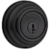 Kwikset 980 Single Cylinder Keyed Entry Deadbolt from the Signature Series Matte Black