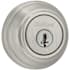 Kwikset Single Cylinder Deadbolt with UL Rating and SmartKey Cylinder Satin Nickel