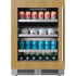 Landmark 24 Inch Wide 154 Can Capacity Beverage Cooler with Alternating (Blue, White, Amber) LED lighting, Door Alarm, Touch Control Panel and Lockable Left Hinged Door Panel Ready