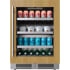 Landmark 24 Inch Wide 154 Can Capacity Beverage Cooler with Alternating (Blue, White, Amber) LED lighting, Door Alarm, Touch Control Panel and Lockable Right Hinged Door Panel Ready
