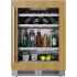 Landmark 24 Inch Wide 16 Bottle and 70 Can Capacity Beverage Cooler with Alternating (Blue, White, Amber) LED lighting, Door Alarm, Touch Control Panel and Lockable Right Hinged Door Panel Ready