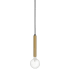Lark Bobbie 1 light 6" Wide Mini Pendant Lacquered Brass