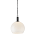 Lark Rivi 13" Wide Pendant with Cased Opal Glass Black
