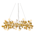 Lark Lolli 12 Light 30" Wide Abstract Chandelier Distressed Brass