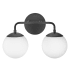 Lark Julep 2 Light 15" Wide Bathroom Vanity Light Black