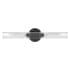 Lark Shea 2 Light 24" Wide Horizontal Bathroom Vanity Light Black
