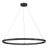 Lark Kenna 33" Wide LED Ring Chandelier Black