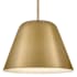 Lark Madi 16" Wide Pendant Lacquered Brass