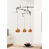 Amber Glass - Dining Room Application (Track Components Sold Separately)
