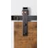 Leatherneck Hardware 142 Premium Series 60 Inch Standard Straight Style for Bi-Parting Sliding Barn Doors Track and Fitting Set Antique Bronze