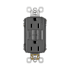 Legrand Radiant 15 Ampere Tamper Resistant Self-Test GFCI Electrical Outlet Black