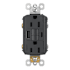 Legrand Radiant 15 Ampere Tamper Resistant Self-Test GFCI Electrical Outlet with USB Type A/C Graphite
