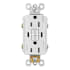 Legrand Radiant 15 Ampere Tamper Resistant Self-Test GFCI Electrical Outlet with USB Type C/C White