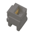 Legrand adorne Cat 5e RJ45 Data / Phone Insert - Magnesium Magnesium
