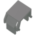 Legrand Pack of (4) - adorne Blank Keystone Insert - Magnesium Magnesium