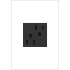 Legrand adorne 15 Ampere Tamper-Resistant Electrical Outlet Graphite