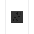 Legrand adorne 20 Ampere Tamper-Resistant Electrical Outlet Graphite