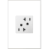 Legrand adorne 20 Ampere Tamper-Resistant Electrical Outlet White