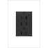 Legrand adorne 15 Ampere Tamper Resistant Electrical Outlet with USB-A Ports Graphite