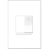 Legrand adorne Paddle 15 Ampere Half Size Single Pole/3-Way Light Switch Wall Control White
