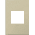 Legrand adorne Plastic 1 Gang Light Switch / Outlet Cover Plate Ashen Tan