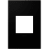 Legrand adorne Plastic 1 Gang Light Switch / Outlet Cover Plate Black Ink