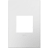 Legrand adorne Plastic 1 Gang Light Switch / Outlet Cover Wall Plate - White Gloss White