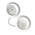 Legrand Wiremold In Wall TV Power and Low Voltage Grommet Kit White
