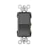 Legrand Radiant 15 Ampere Combination 3-Way/3-Way Light Switch Black