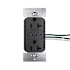 Legrand radiant 20 Ampere Electrical Outlet with USB-C Black