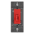 Legrand Toggle Slide Dimmer 300 Watt Single Pole/3-Way LED/CFL/Incandescent Light Dimmer Wall Control Red