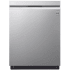 LG 24 Inch Wide 15 Place Setting Energy Star Rated Built-In Top Control Dishwasher with Recessed Handle Stainless Steel