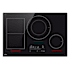 LG 30 Inch Wide 4 Burner Electric Cooktop with Top Mounted Controls and Boost Mode Black