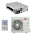 LG 18K BTU Cooling 17.5 SEER2 One Zone Concealed Duct Mini Split Package with Inverter Technology and Gold Fin Protection White