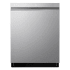 LG 24 Inch Wide 15 Place Setting Built-In Fingerprint Resistant Top Control Dishwasher with 9 Wash Cycles and 3 Racks Stainless Steel