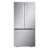 LG 33 Inch Wide 20.8 Cu. Ft. Energy Star Certified French Door Refrigerator with LED Lighting and Crisper Drawers Stainless Steel