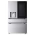 LG 36 Inch Wide 28.6 Cu. Ft. Energy Star Certified Fingerprint Resistant French Door Refrigerator with External Water Dispenser Stainless Steel