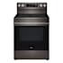 LG 30 Inch Wide 6.3 Cu. Ft. Free Standing Electric Range with Radiant Burners and Storage Drawer Black Stainless Steel