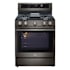 LG 30 Inch Wide 6.3 Cu. Ft. Free Standing Gas Range Air Fry and UltraHeat™ Black Stainless Steel