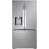 LG 36 Inch Wide 25.5 Cu. Ft. Energy Star Certified Fingerprint Resistant French Door Refrigerator with Craft Ice and Dual Ice Maker PrintProof Stainless Steel