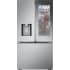 LG 36 Inch Wide 25.5 Cu. Ft. Energy Star Certified Fingerprint Resistant French Door Counter Depth Refrigerator with 4 Types of Ice and Mirror InstaView PrintProof Stainless Steel