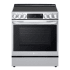 LG 30 Inch Wide 6.3 Cu. Ft. Slide In Fingerprint Resistant Electric Range with Radiant Burners and Storage Drawer Stainless Steel