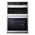 LG 30 Inch Wide 6.4 Cu. Ft. Fingerprint Resistant Electric Combi Oven with Convection Bakig and Touch Controls Stainless Steel