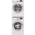 Washer and Dryer Shown When Stacked