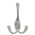 Liberty Hardware Brainerd Triple Robe Hook Satin Nickel