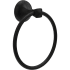 Liberty Hardware Esato 6-3/8" Wall Mounted Towel Ring Matte Black