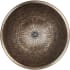 Linkasink Cast Bronze 17" Circular Yellow Bronze Drop In or Vessel Bathroom Sink Antique Bronze