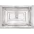 Linkasink Vintage Jeweler 22" Rectangular Drop In or Undermount Bathroom Sink Polished Stainless Steel