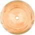 Linkasink Smooth Large Round 16" Circular Brass Drop In Bathroom Sink Polished Unlacquered Rose Gold / Copper