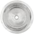 Linkasink Smooth Large Round 16" Circular Brass Drop In Bathroom Sink Polished Stainless Steel